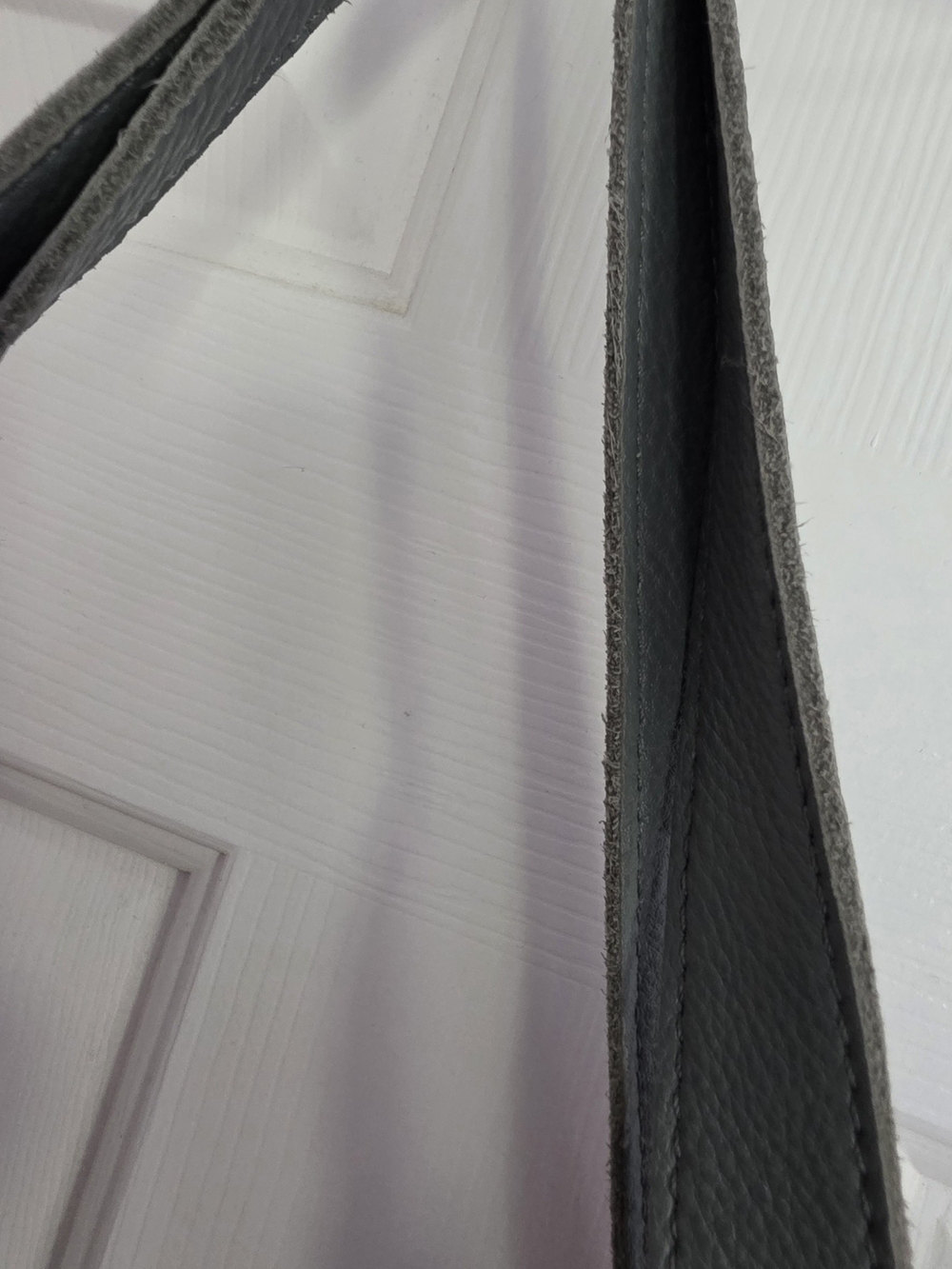 The Sak Gray Leather Huntley Hobo Bag with Brown Tassel - Picture 9 of 10